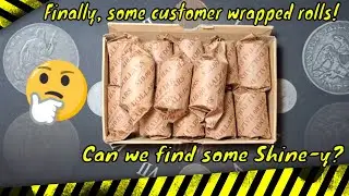 Finally, some customer wrapped rolls! Can we find any silver?