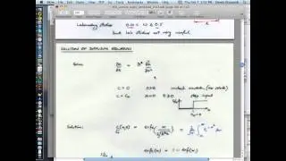 3:1 Contaminant Transport - Diffusion, dispersion, advection