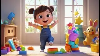 Clean Up Crew Cheer | Fun Cleanup Song for Kids | Motivational Preschool Rhyme for Toddlers