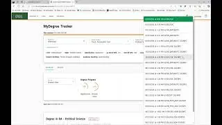 MyDegree Tracker (5.1.2): Advisor Access to Prior Versions of MyDegree Tracker.