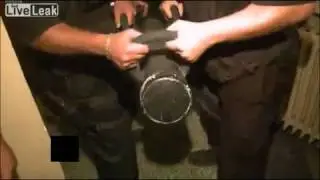 Romanian police in action