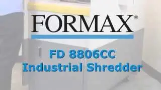 FD 8806CC Industrial Conveyor Shredder