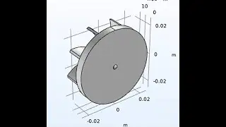COMSOL 6.3 | Geometry Import & Meshing of Rotating Impeller (3D CAD)_Part 1