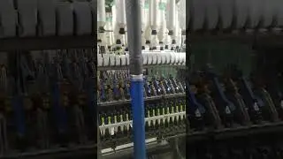 Ring Frame machine #yarn #spinning #machine #factory