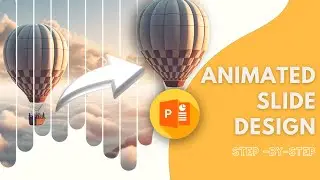 Animated Master Slide Design  in PowerPoint 