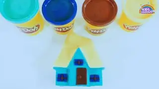 Learn how to Make a Cute Play Doh House🏠 | Fun & Easy DIY Play Doh Arts and Crafts!