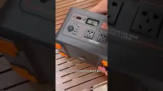 A very convenient and easy-to-use outdoor power supply