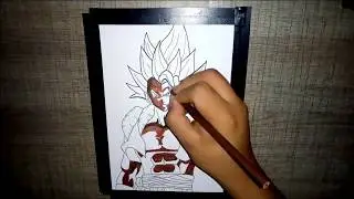 Dibujo de Gogueta migatte no gokui | Emox Art |