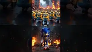 Minions vs Sonic, Knuckles, Shadow, Amy Rose, Silver Sonic, Tails