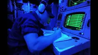 This is how a real warship sonar 