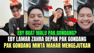 KOCAK! Eby Lamar Zahra di Depan Pak Gondang, Pak Gondang Minta Mahar Buat Eby Terkejut!