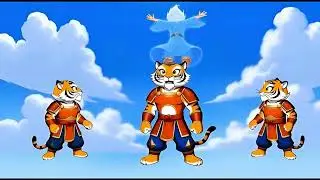 #animation Tiger Warrior Vs The Little Boy Warrior - The Story Begins