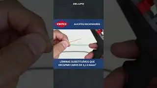 Alicate Desencapador de Fios Autom&aacute;tico Knipex #delupo #knipex #knipexbrasil #shorts #eletrecista