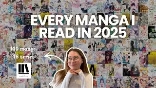 EVERY manga I read in 2025 | TOP 10 most read manga authors & series I started, finished & continued