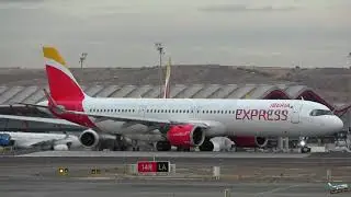 Takeoff Airbus A321-251NX - EC-NUD - Iberia Express - Madrid Airport (MAD) - 01/11/25