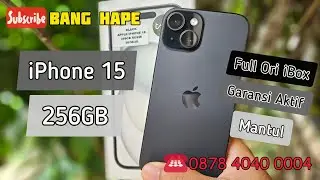 (sold) Banyak yang suka - Review iPhone 15 256gb di Tahun 2026 Bang Hape COD Tokopedia Shopee