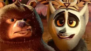 DreamWorks Madagascar en Español Latino | Rey Julien Conoce a la Osa Sonia - Circo |Dibujos Animados