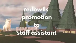 redbwIls promotion to staff assistant | frappe roblox