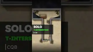 Solo T-INTERSECTION Clearing CQB Tutorial #tactical #cqb #milsim #doorkickers2