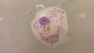 Lavender Bath Bomb Demo #bathbomb #bathart