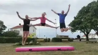 Excellent quality airtrack pink cheap air tracks for gymnastics