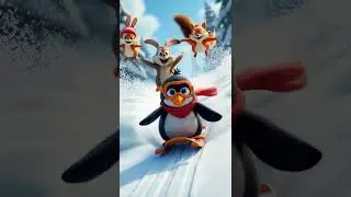 🏂 Tiny Penguin&rsquo;s Sledding Chaos Round 2 Gets Even Wilder! 🐧❄️