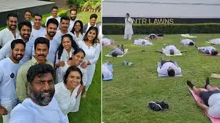 DOP Senthil Kumar wife Ruhee Organised Yoga @ FNCC | #InternationalDayofYoga2023 | Manastars
