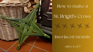 How to make a St. Brigid&rsquo;s Cross | Interlaced cross | Craft Tutorial