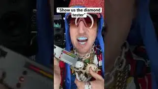 Explaining the diamond tester trick #shorts