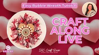 Festive Deco Mesh Bubble Wreath: Easy Valentine DIY