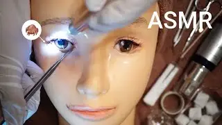 【ASMR】まつ毛ダニ洗浄ロールプレイ✨