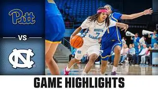 Pitt vs. North Carolina Highlights | 2025-26 ACC Women's Basketball
