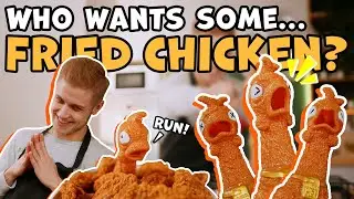 Animolds&reg; Squeeze Me Fried Chicken 🍗 Crispy, Crunchy, SQUEAKY! 🐔🔊