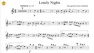 Lonely Nights by Scorpions (Flute Solo with Piano Accompaniment/Sheets)