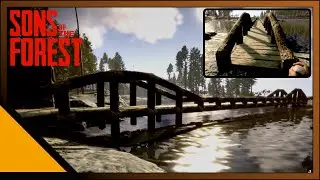 Sons Of The Forest: Bridge ONTOP of the water (Build Guide)