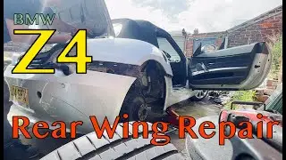 BMW Z4 Rear Wing Fender Repair - Part 20