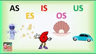 AS -  ES - IS  - OS -  US |Sílabas complexas | Vogais + S | Vídeos Educativos | Hora de Estudar