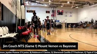 2025 Jim Couch NTS (Game 1) - Mount Vernon (NY) vs Bayonne (NJ)