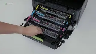 CS331/CX331/MC3224/MC3326&mdash;Replacing a print cartridge