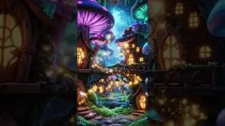 Tiny Magic World ✨#FairyVillage #AIArt #Magic #FantasyWorld