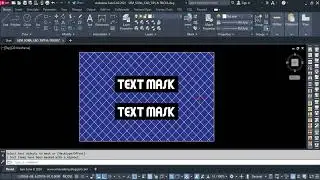 AutoCAD - TEXTMASK Command