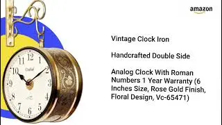 Top Decorative Wall Clocks for Home D&eacute;cor | Amazon Elegant Clock Finds