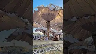 Tranquil Moments Beneath the Umbrellas of Masjid an-Nabawi🤲🕋