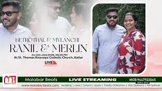 RANIL & MERLIN | BETROTHAL & MYLANCHI | 12.01.2026 | malabar beats