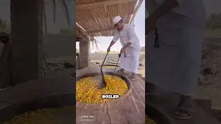 Как арабы обрабатывают сырые финики?