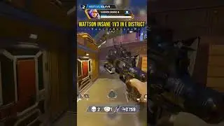 Wattson 1v3s a Squad on E District Hot Drop | Wingman + PK | Apex Legends  #apexlegends #apex
