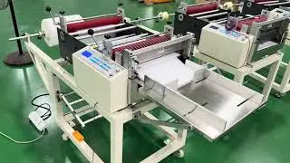 Compact Plastic Film Roll-to-Sheet Converting Cutter | Small-Scale Precision Solution