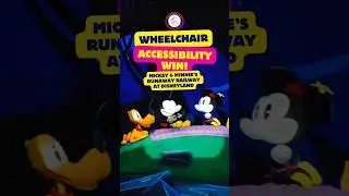Wheelchair Accessible Options for Mickey & Minnie's Runaway Railway at Disneyland #disneylandresort