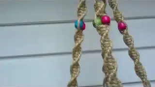 WAAO Macrame Plant Hanger Indoor Outdoor Hanging Planter, Good Jute Macrame Plant Hangers