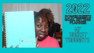 New 2022 Power Sheets Goal Planner